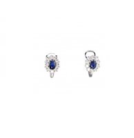 Orecchini Giorgio Visconti Donna in Oro bianco Zaffiro 0.93 Ct BB37874Z - BB37874Z